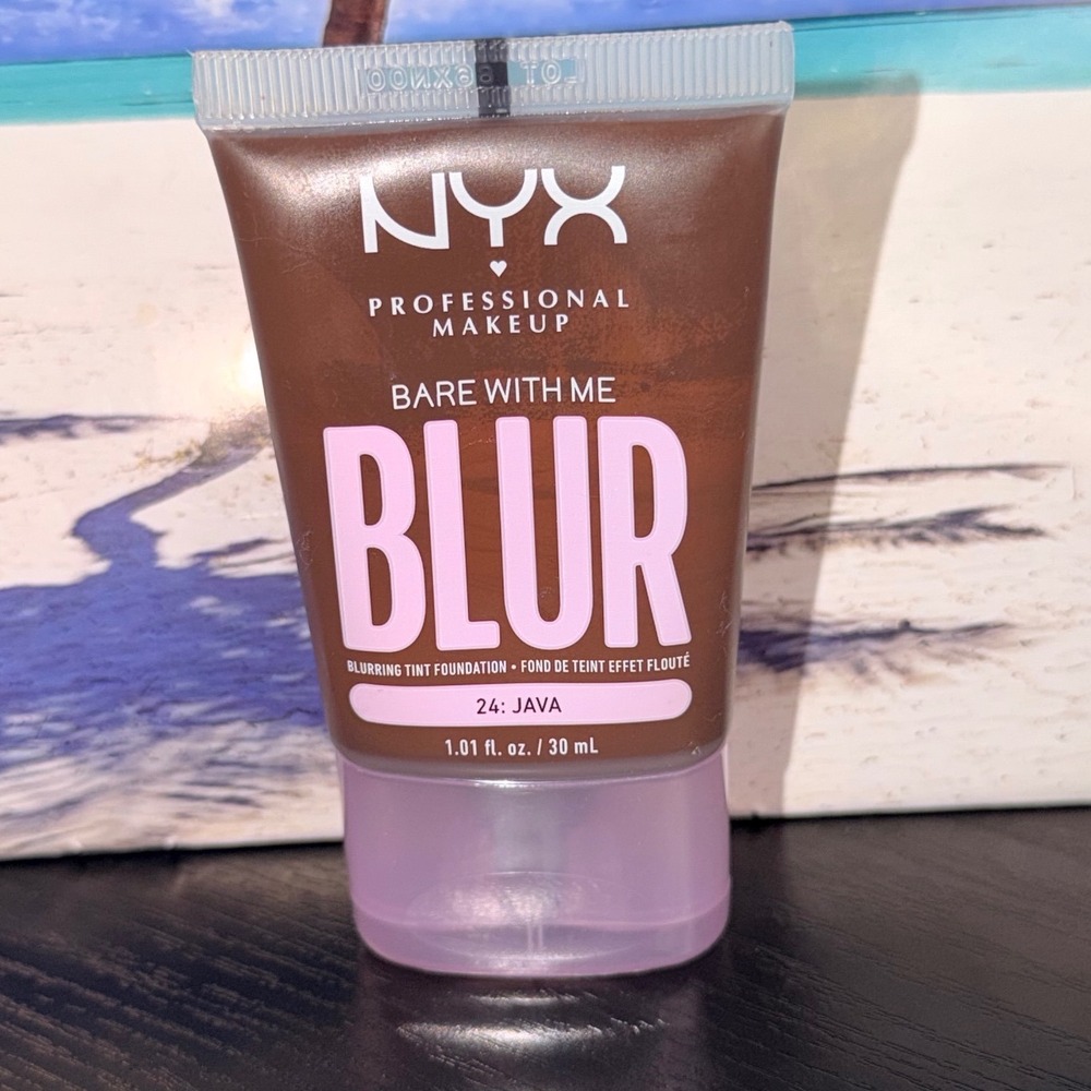 NYX Bare With Me Blur Blurring Tint Foundation 24 Java Matte Medium Coverage 1oz